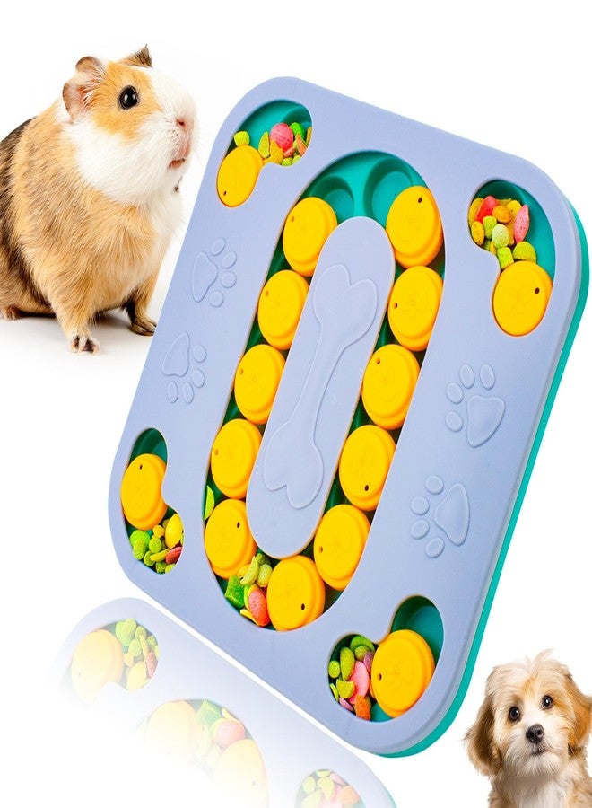 OOXYG Guinea Pig Foraging Treat Puzzle Box, Large Rabbit Hide Treats Snuffle Box Bunny Toys, 4 in 1 Interactive Treat Dispenser for Rabbits, Bunny, Guinea Pig, Dog Mental Stimulation - Image 1